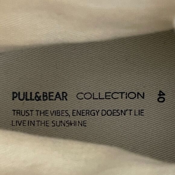 Pull‎ and Bear Sneakers Women Size 9 US Black and White Trainers Zebra High Top - Picture 10 of 12